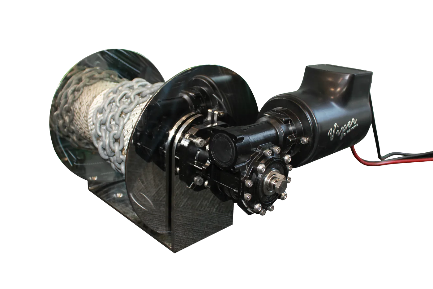 Viper Pro Series II 1500 Electric Anchor Winch Bundle Inc 100M 8mm Rope Kit