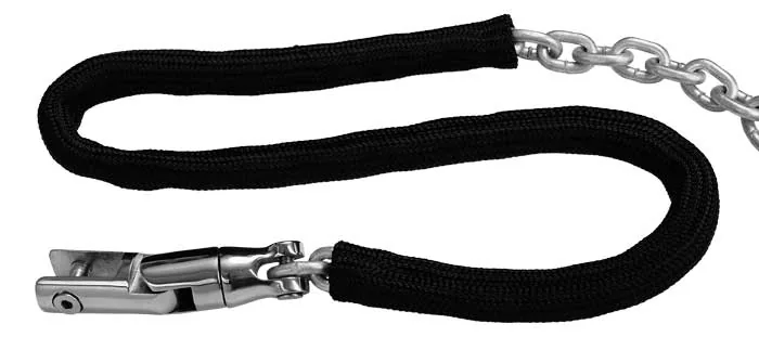 Viper Chain Sock To Suit 6mm Shortlink Chain - 8Mtrs - For Micro Winch - Black