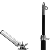 Outrigger Multidirectional Bundle Deck Mount For 2 Stage Pole
