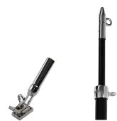 Outrigger Tri Position Bundle Deck Mount For 2 Stage Pole