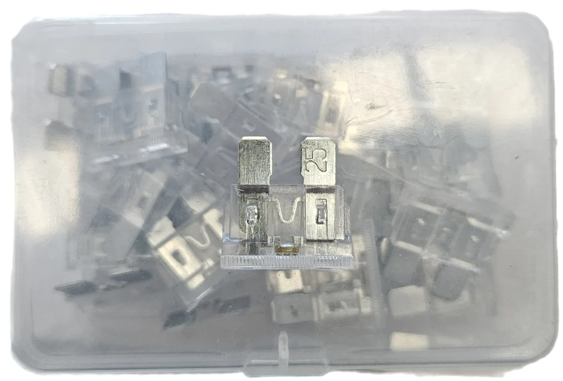 25A Blade Led Fuse Clear - 30 Pack